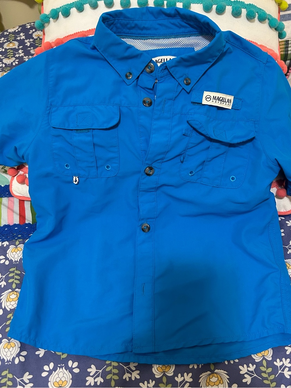 2 Magellan Outdoors Toddler Boys' Short-Sleeve Fishing Shirts